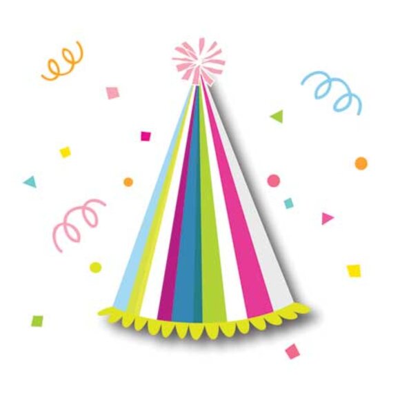 Festive Hats Pop-Up Treasures Greeting Cards - Picture 2 of 2